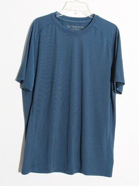 Ten Thousand Shirt Top Short Sleeve Tee T-Shirt Blue Micro Stripe Size Medium
